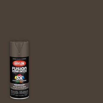 Krylon Fusion Spray Paint - Matte Coffee Bean, 12 oz