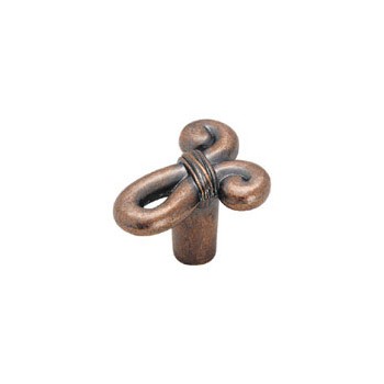 Knob -  Cyprus Knot - Weathered Copper Finish