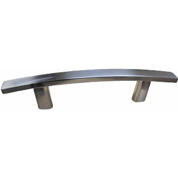 Square Bar  Cabinet Pull, Satin Nickel Finish ~ 3" CTC 