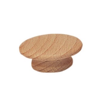 Round Wood Knob  1"