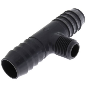 PVC Insert Reducing Combination Tee - 1" x 1" x 1/2" FPT