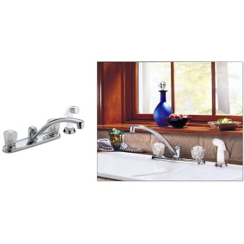 Delta Faucet 2402lf Ch 2-h Kitchen Faucet