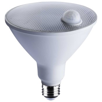 Satco PAR38 LED Motion Sensor Bulb, 5000K Natural Light - 14W