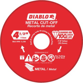 4.5" Diamond Cut Off Disc