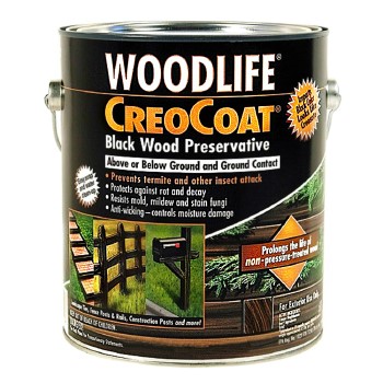 Rust-Oleum 14436 CreoCoat Wood Preservative, Black  ~ .88 Gallon 