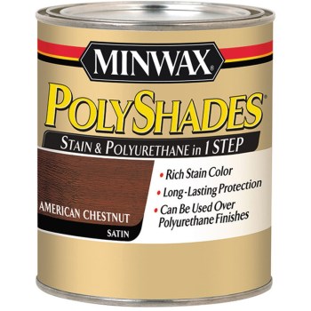 Minwax 61375 PolyShades, American Chestnut Satin ~ Quart