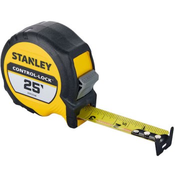 Stanley CONTROL-LOCK Tape Measure - 25 Ft