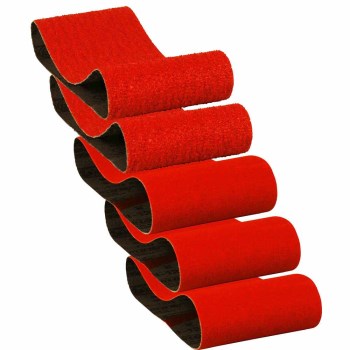 Diablo Assorted Sanding Belts, Zirconium 5pk - 3" x 21"