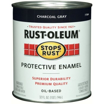 Protective Enamel, Charcoal Gray ~ Quart