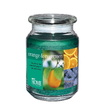 Orange & Evergreen Jar Candles