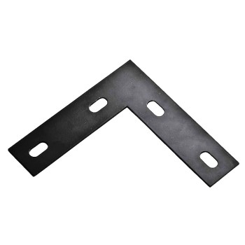 Corner Plate, Black ~ 6.5" x 1.5 "x 1/8"