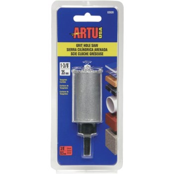 ArtuUSA Tungsten Carbide Grit Hole Saw - 1-3/8"