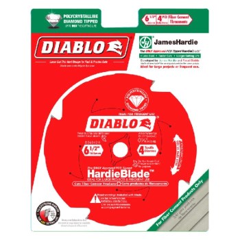 Diablo HardieBlade Fiber Cement Saw Blade - 6-1/2", Bulk