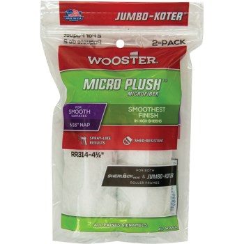 Rr314 Jumbo Koter Micro Plush Roller Cover ~ 2 pack