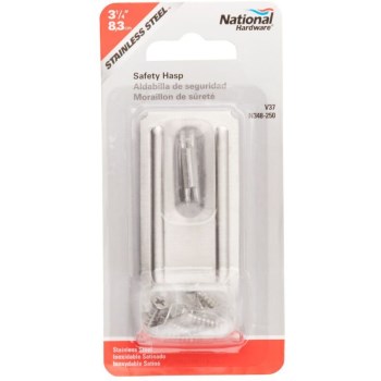 Safety Hasp, Stainless Steel ~ 3 - 1/4"