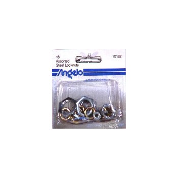 Angelo/westinghouse 70152 Locknuts, Steel ~ Assorted