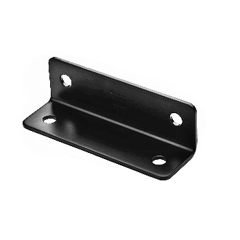 12 Pcs by FENGG Corner Brace 20 x 20mm Stainless Steel Black Brace Corner Steel Joint Right Angle Bracket Fastener with Screws 