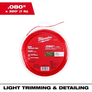 Twisted Trimmer Line - .080" x 320 Ft