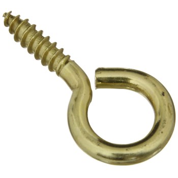  Solid Brass Screw Eye ~ 1-5/8 inch