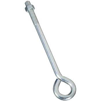 Eye Bolt w/Hex Nut, Zinc ~ 3/4" x 14"