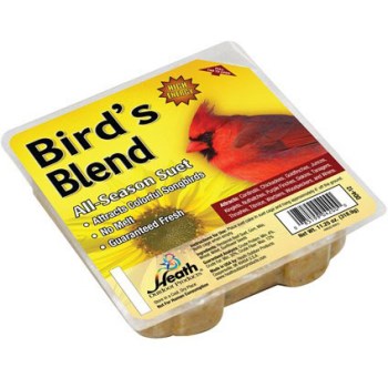 Heath Mfg DD4-12 Birds Blend Suet and Seed  Cake ~ 11.25 oz