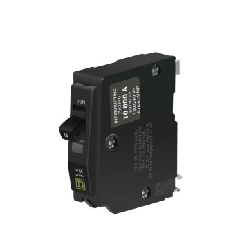 Square D QO Single Pole Breaker - 15 Amp