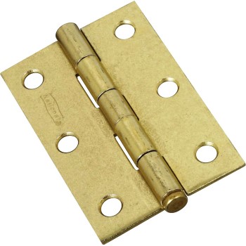 Loose Pin Removable Hinges,  Brass Finish ~ 3" x 2" 