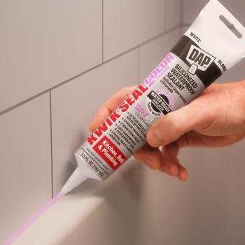 DAP Kwik Seal Color Change Bath Sealant, White - 5.5 oz