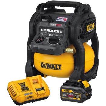 Black &amp; Decker/Dewalt DCC2560T1 Cordless Air Compressor, 60v 2.5 Gal.