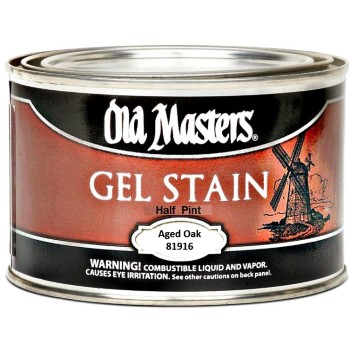 Old Masters 81916 Gel Stain, Aged Oak ~ 1/2 Pint 