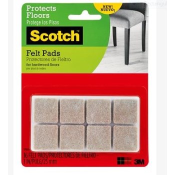 Felt Pad. Beige ~1in.x1in.