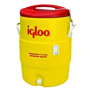 Igloo Products 4101 Water Cooler, Yellow/red ~ 10 Gallon