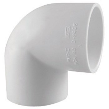 Charlotte Pipe PVC Sch 40 90 Elbow, Slip x FPT - 1/2"
