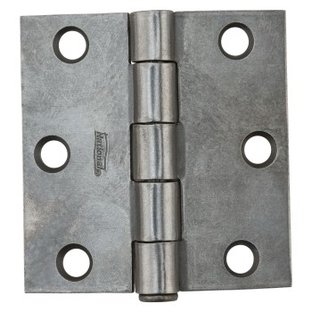 Loose-Pin Broad Hinge, Plain Steel - 2-1/2" x 2-1/2"