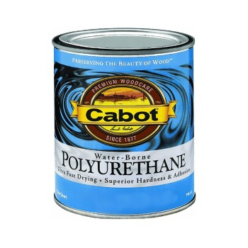 Cabot 1440008080003 Water Borne Polyurethane, Gloss ~ 1/2 Pint
