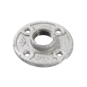Anvil/Mueller Malleable Iron Floor Flange, Galvanized - 1"