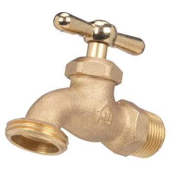 Homewerks Brass Hose Bibb - 1/2" MPT