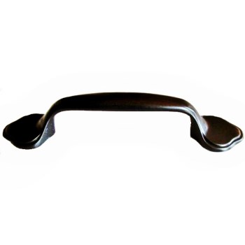 Hardware House 147439 Clover Design Cabinet or Drawer Pull, Classic Bronze Finish ~ 3" C to C
