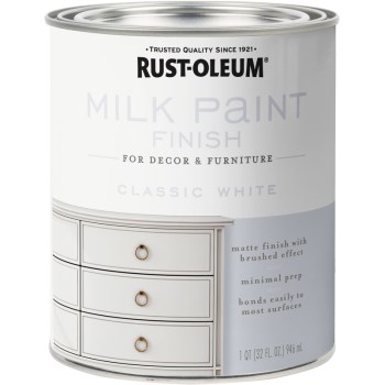 Milk Paint Finish,  Classic White - Quart