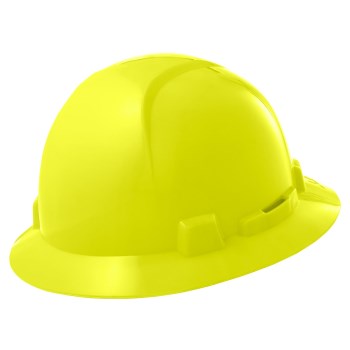 Lift Safety Briggs Non-Vented Full Brim Hard Hat - Yellow