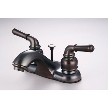 Hardware House 122269 Bathroom Faucet - Two Handled - Classic Bronze Finish