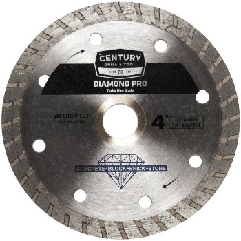 Century Drill &amp; Tool   75450 4 Turbo Diamond Blade