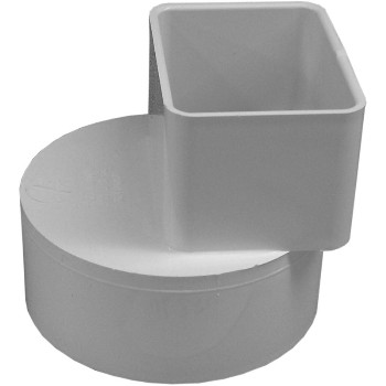 Offset Downspout Adapter ~ 2" x 3" x 4"
