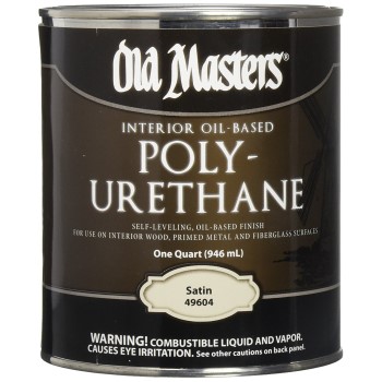 Oil-Based Interior Polyurethane Wood Finish, Satin ~ Quart