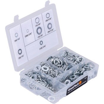 Flat & Lock Washer Assortment - 520pc