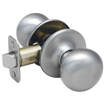 Hardware House/Locks 276683 Vestavia Design Passage Lockset ~ Satin Nickel Finish 
