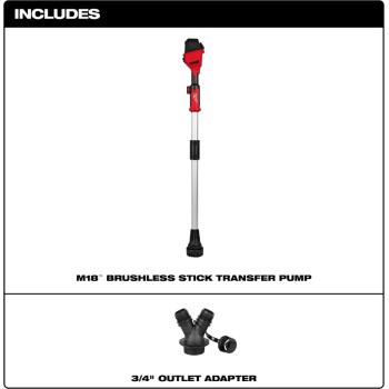 M18 Brushless Stick Transfer Pump (Tool Only)