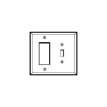 005-80405-W Combo Plate White