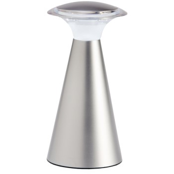 Wireless Lantern Lamp, Silver ~ 3.8" x 8"