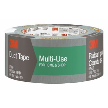 3m 051131980044 Duct Tape - Multi-use/silver Gray - 2" X 30 Yard